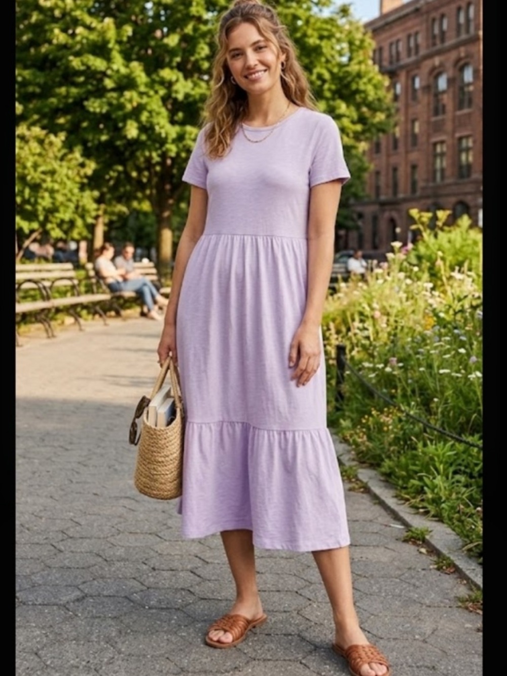 Plus-Size Old Navy Lavender Midi Maxi Dress